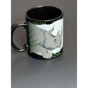 Otagiri Japan "Rhino Row" Gift of‎ Nature Mug Coffee Cup Tom Taylor Rhinoceros